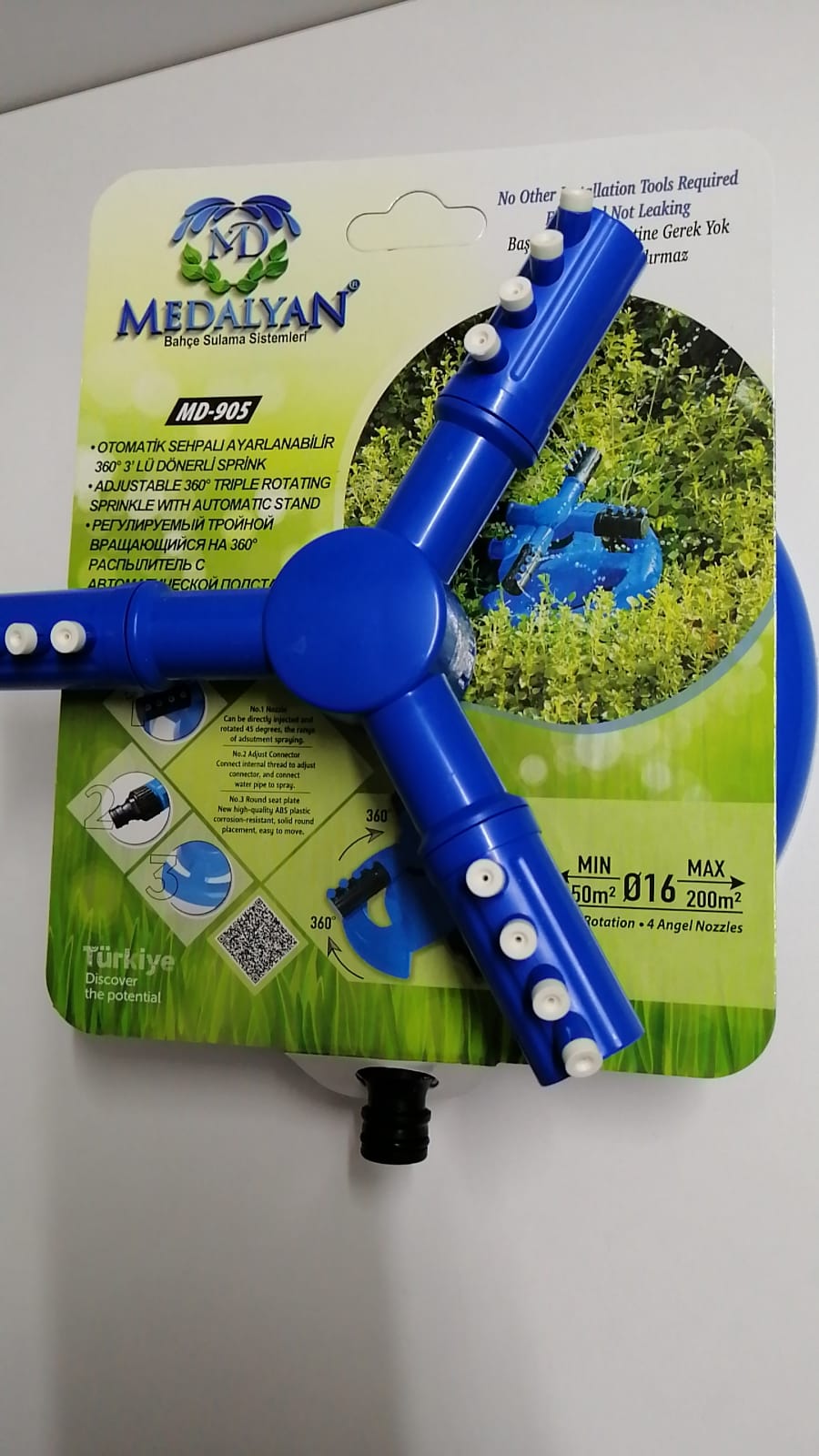 SEHPALI DÖNERLİ 3'LÜ SPRİNK MD-905 KL:24